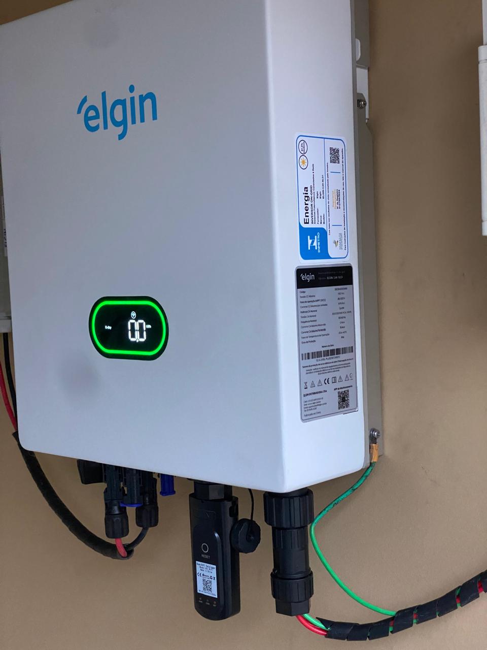Inversor Elgin novo, substituído em garantia